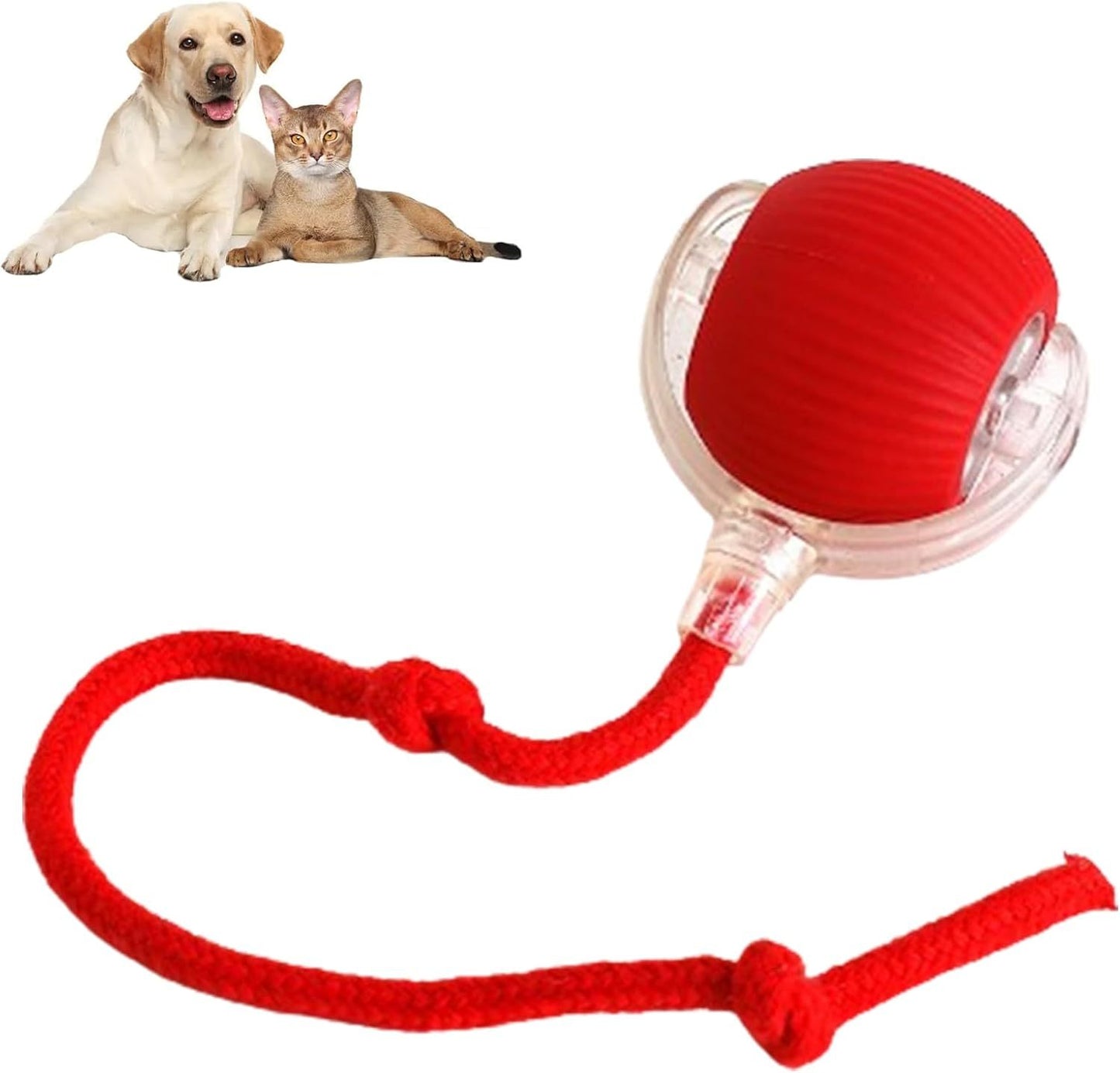 Interactive Smart Rolling Ball Toy for Dogs & Cats | Automatic 360° Pet Ball for Active Play & Exercise