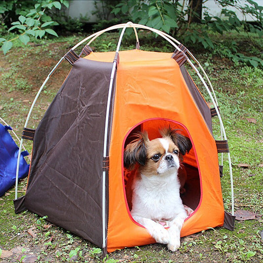 Portable Pet Tent – Foldable Dog & Cat House for Indoor & Outdoor Camping