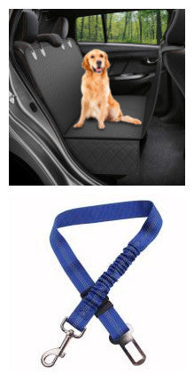 Dog Car Seat Cover – Hammock Pet Carrier with Mesh View & Safety Protector