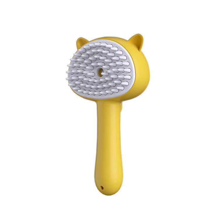Hair Cleaning Cat & Dog Brush – Rechargeable Self-Cleaning Grooming Comb