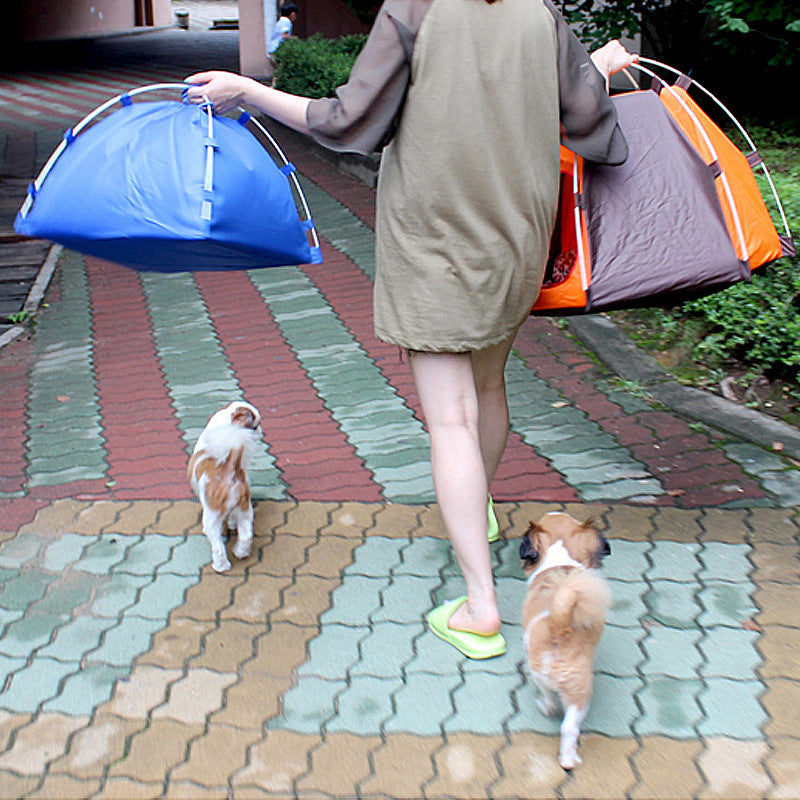 Portable Pet Tent – Foldable Dog & Cat House for Indoor & Outdoor Camping