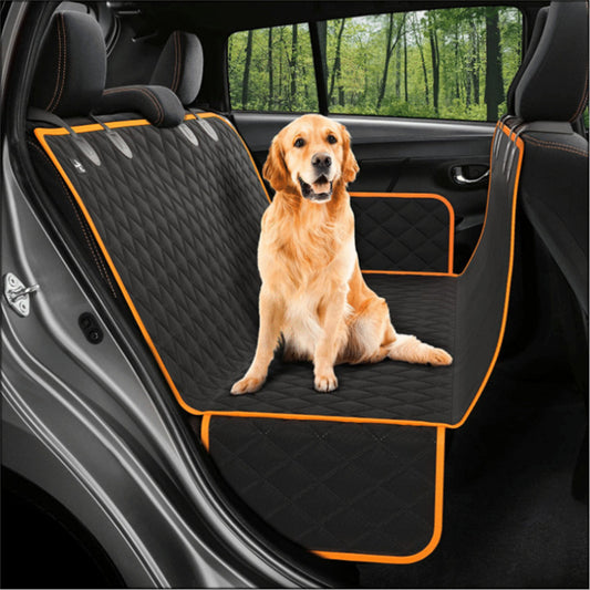 Dog Car Seat Cover – Hammock Pet Carrier with Mesh View & Safety Protector