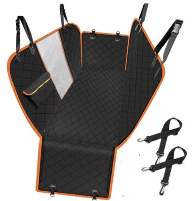 Dog Car Seat Cover – Hammock Pet Carrier with Mesh View & Safety Protector