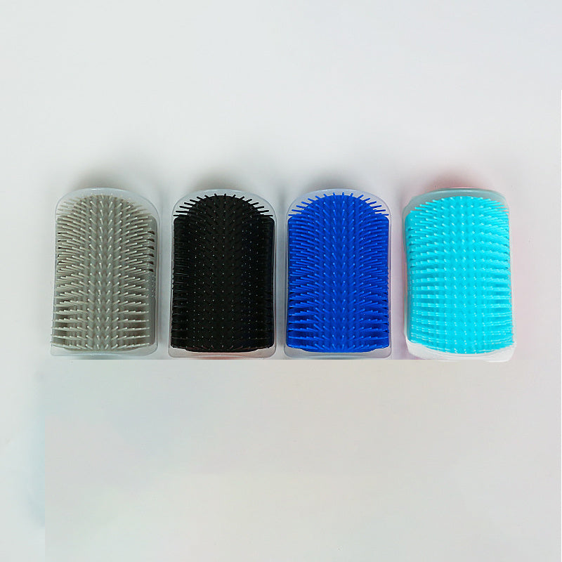 Cat Self Groomer Cat Brushes Wall Corner For Shedding Grooming,