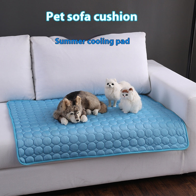 Dog Cooling Mat – Summer Pet Cold Bed for Dogs & Cats, Durable Ice Pad Blanket