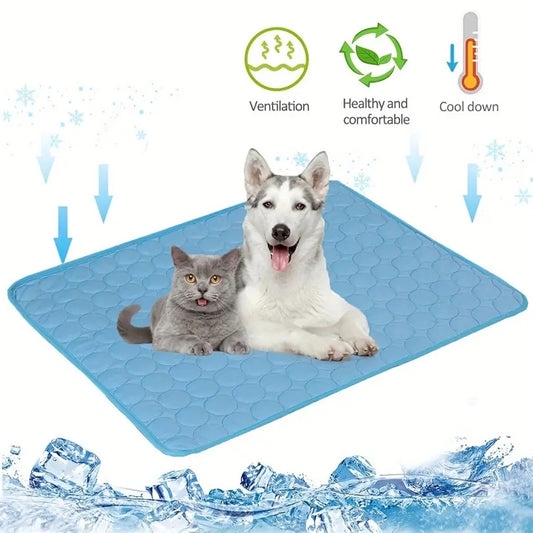 Dog Cooling Mat – Summer Pet Cold Bed for Dogs & Cats, Durable Ice Pad Blanket