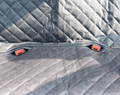 Dog Car Seat Cover – Hammock Pet Carrier with Mesh View & Safety Protector