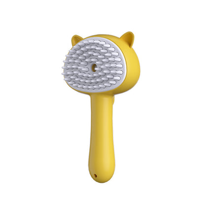 Hair Cleaning Cat & Dog Brush – Rechargeable Self-Cleaning Grooming Comb