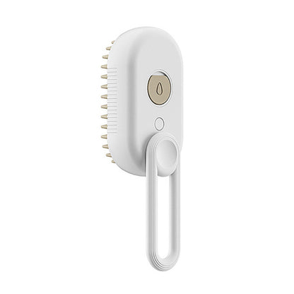 3-in-1 Cat & Dog Steam Brush – Grooming, Hair Removal & Massage