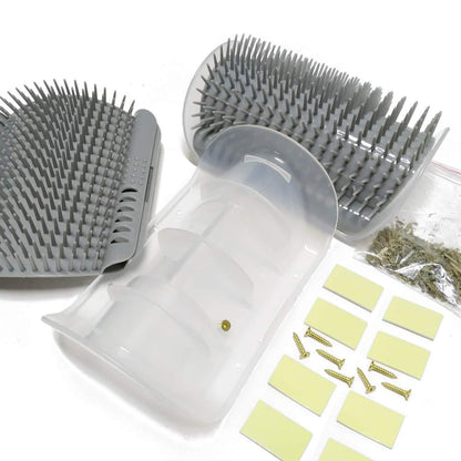 Cat Self Groomer Cat Brushes Wall Corner For Shedding Grooming,