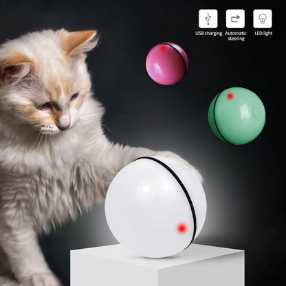Funny Cat Toy Ball LED Laser Electronic Rolling